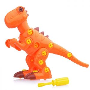 Конструктор-динозавр Тираннозавр (40 элементов) (в пакете)